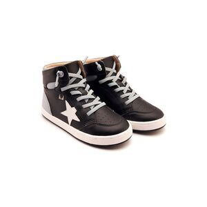 Old Soles Starling Leather Sneaker, Black